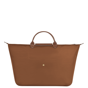 Longchamp Le Pliage Cognac Original Travel Bag  L